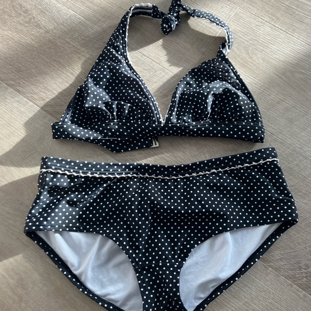La Vie En Rose polka dot pinup swimsuit M/L